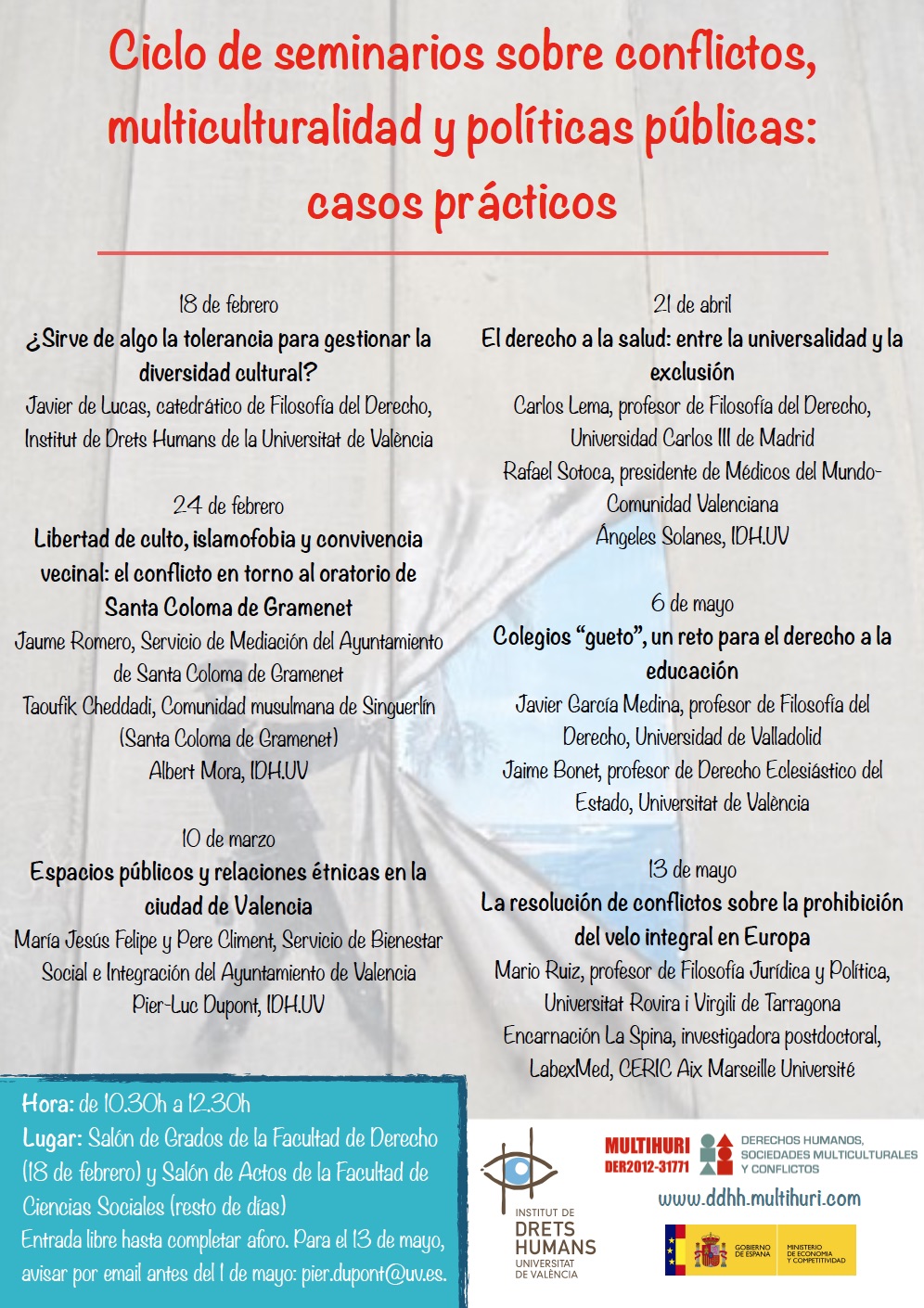 Cartel ciclo de seminarios